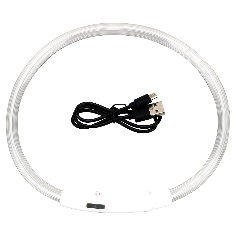 USB Rechargeable Pet Luminous Collar with 3 Modes